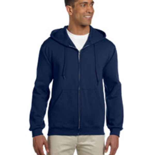 Adult Super Sweats® NuBlend® Fleece Full-Zip Hooded Sweatshirt Thumbnail