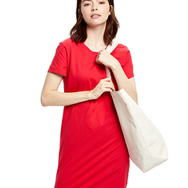 USA Made Large Canvas Shopper Tote Bag Thumbnail