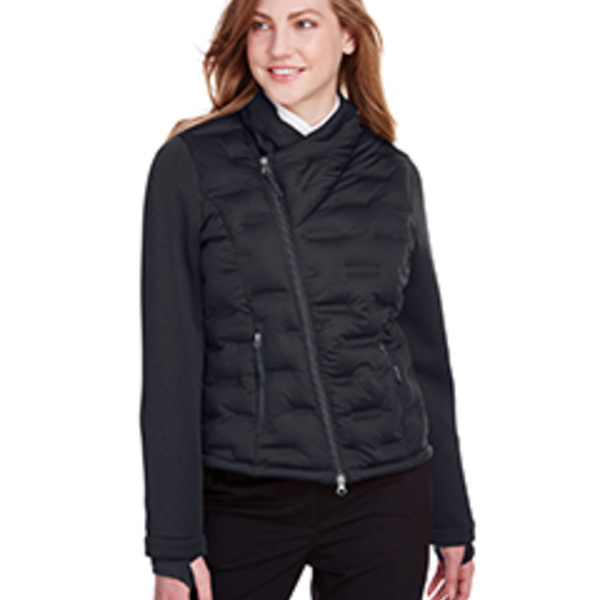 Ladies' Loft Pioneer Hybrid Bomber Jacket Thumbnail