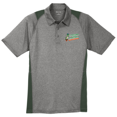 Polo - Digital Print - Full Color - Heather Colorblock Contender Polo Thumbnail