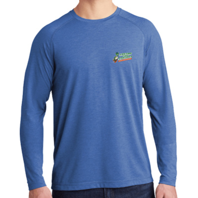 Long Sleeve Tee -Digital Print-Full Color- - PosiCharge ® Long Sleeve Tri Blend Wicking Raglan Tee Thumbnail