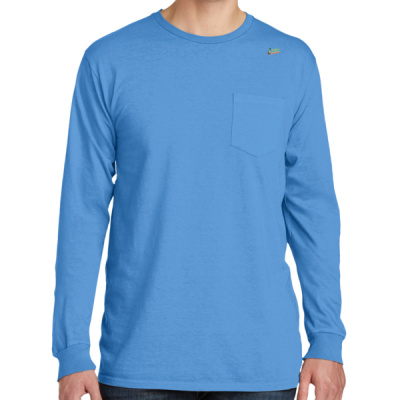 Long Sleeve Tee -Digital Print-Full Color- - Beach Wash ® Garment Dyed Long Sleeve Pocket Tee Thumbnail