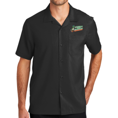 Button Down-Digital Print-Full Color- - Short Sleeve Performance Staff Shirt Thumbnail