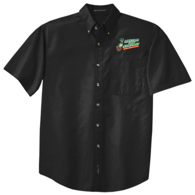 Button Down-Digital Print-Full Color- - Short Sleeve Twill Shirt Thumbnail