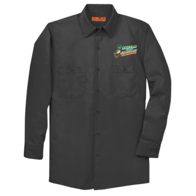 Button Down Long Sleeve-Digital Print-Full Color-Long Size, Long Sleeve Industrial Work Shirt Thumbnail