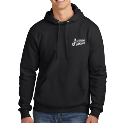 Hoodie-Digital Print-White Lettering-Eco Premium Blend Pullover Hooded Sweatshirt Thumbnail