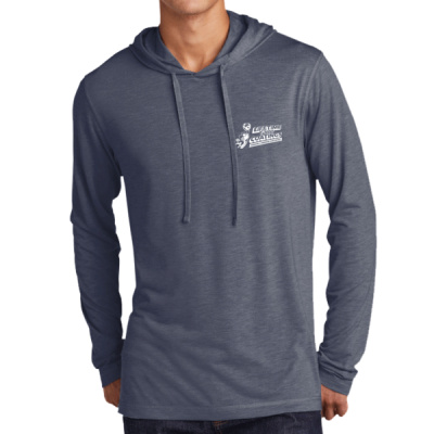 Hoodie-Digital Print-White Lettering-PosiCharge ® Tri Blend Wicking Long Sleeve Hoodie Thumbnail