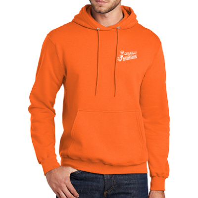 Hoodie-Digital Print-White Lettering-Tall Core Fleece Pullover Hooded Sweatshirt Thumbnail