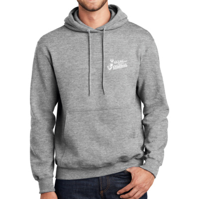 Hoodie-Digital Print-White Lettering-Tall Essential Fleece Pullover Hooded Sweatshirt Thumbnail