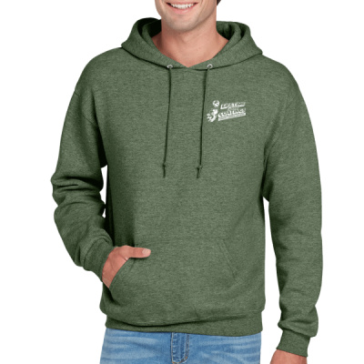 Hoodie-Digital Print-White Lettering-NuBlend ® Pullover Hooded Sweatshirt Thumbnail