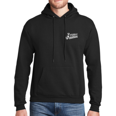 Hoodie-Digital Print-White Lettering-EcoSmart ® Pullover Hooded Sweatshirt Thumbnail