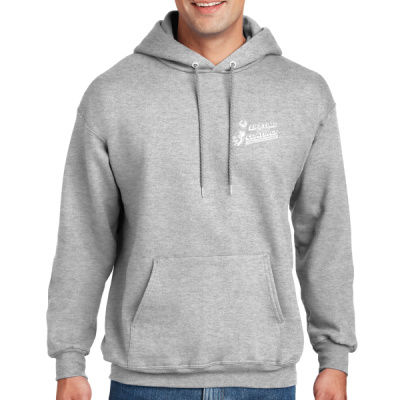 Hoodie-Digital Print-White Lettering-Ultimate Cotton ® Pullover Hooded Sweatshirt Thumbnail