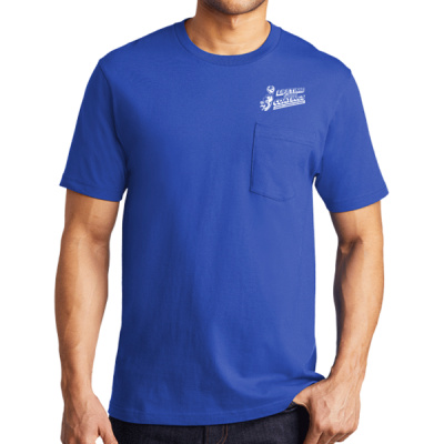 Tee-Digital Print-White Lettering- - Bouncer Pocket Tee Thumbnail