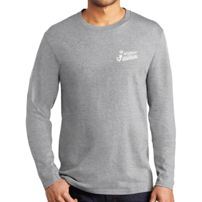 Long Sleeve Tee-Digital Print-White Lettering- - Long Sleeve Bouncer Tee Thumbnail