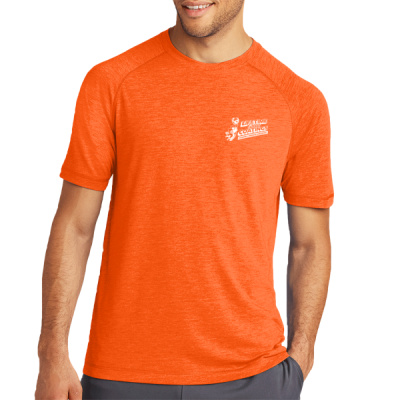 Tee-Digital Print-White Lettering- - PosiCharge ® Tri Blend Wicking Raglan Tee Thumbnail