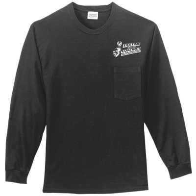 Long Sleeve Tee-Digital Print-White Lettering-Tall Long Sleeve Essential Pocket Tee Thumbnail