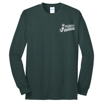 Long Sleeve Tee-Digital Print-White Lettering- - Tall Long Sleeve Core Blend Tee Thumbnail