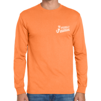 Long Sleeve Tee-Digital Print-White Lettering-Dri Power ® 50/50 Cotton/Poly Long Sleeve T Shirt Thumbnail