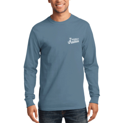 Long Sleeve Tee-Digital Print-White Lettering-Long Sleeve Essential Tee Thumbnail