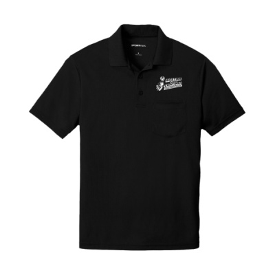Polo-Digital Print-White Lettering - PosiCharge ® RacerMesh ® Pocket Polo Thumbnail
