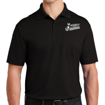 Polo-Digital Print-White Lettering - Micropique Sport Wick ® Pocket Polo Thumbnail