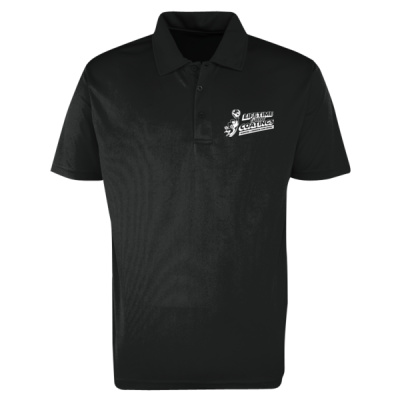 Polo-Digital Print-White Lettering - PosiCharge ® Active Textured Polo Thumbnail