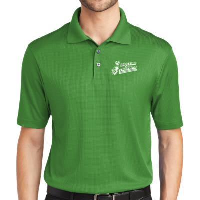 Polo-Digital Print-White Lettering - Performance Fine Jacquard Polo Thumbnail