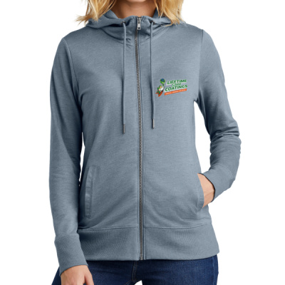 Sweatshirt-Digital Print-Full Color- - Women's Featherweight French Terry Full Zip Hoodie Thumbnail
