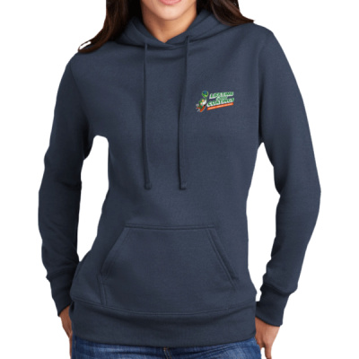 Hoodie-Digital Print-Full Color- - Ladies Core Fleece Pullover Hooded Sweatshirt Thumbnail