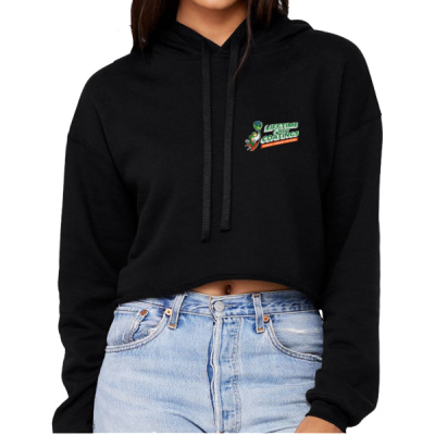 Hoodie-Digital Print-Full Color- - Women's Sponge Fleece Cropped Fleece Hoodie Thumbnail