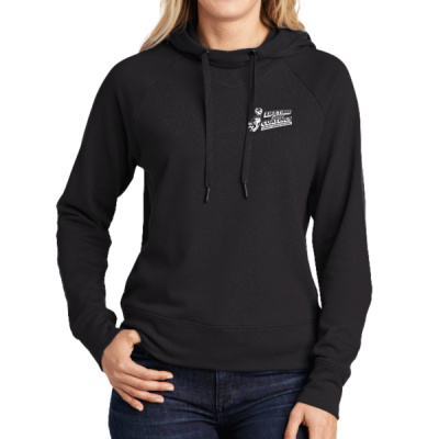 Hoodie-Digital Print-White Lettering-Ladies Lightweight French Terry Pullover Hoodie Thumbnail