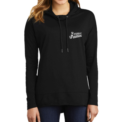 Hoodie-Digital Print-White Lettering-Women's Featherweight French Terry Hoodie Thumbnail