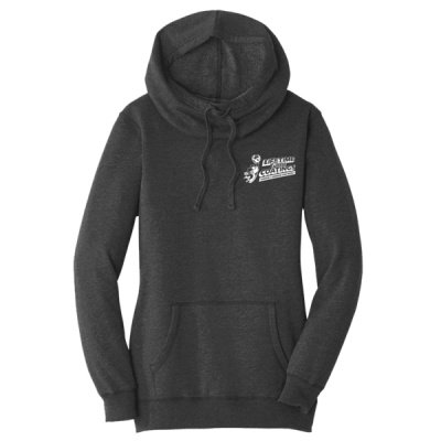 Hoodie-Digital Print-White Lettering- Women's Lightweight Fleece Hoodie Thumbnail