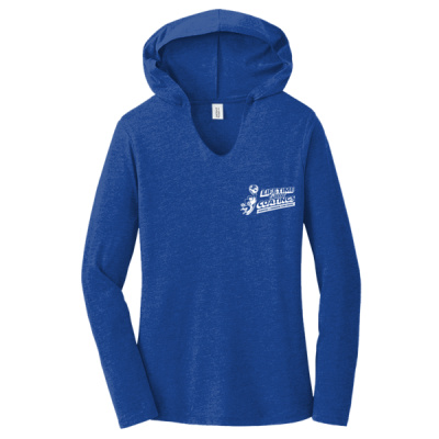 Hoodie-Digital Print-White Lettering- Women's Perfect Tri ® Long Sleeve Hoodie Thumbnail