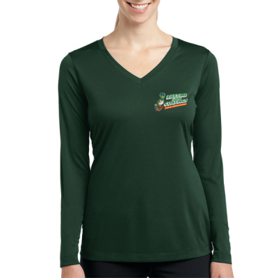 Long Sleeve Tee-Digital Print-Full Color- - Ladies Long Sleeve PosiCharge ® Competitor V Neck Tee Thumbnail