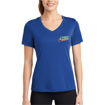 Tee-Digital Print-Full Color- - Ladies PosiCharge ® Competitor V Neck Tee Thumbnail