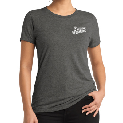 Tee-Digital Print-White Lettering-Women's Tri Blend Tee Thumbnail