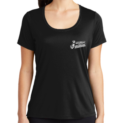 Tee-Digital Print-White Lettering-Ladies Posi UV ® Pro Scoop Neck Tee Thumbnail
