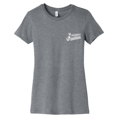 Tee-Digital Print-White Lettering-Women's Slim Fit Tee Thumbnail