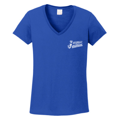 Tee-Digital Print-White Lettering-Ladies Heavy Cotton 100% Cotton V Neck T Shirt Thumbnail
