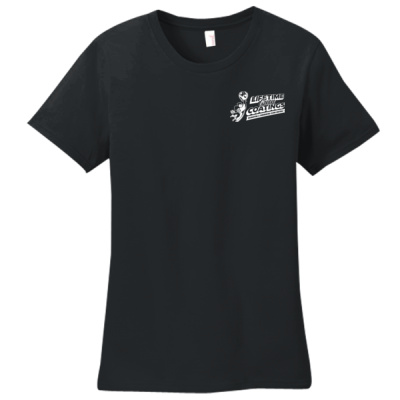 Tee-Digital Print-White Lettering-Ladies 100% Ring Spun Cotton T Shirt Thumbnail