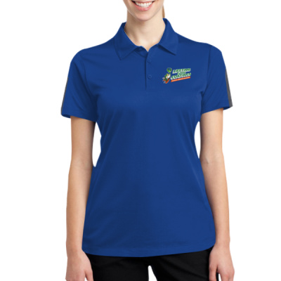 Polo-Digital Print-Full Color- - Ladies PosiCharge ® Active Textured Colorblock Polo Thumbnail