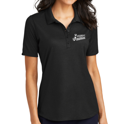 Polo-Digital Print-White Lettering - Ladies Fine Pique Blend Polo Thumbnail