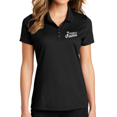 Polo-Digital Print-White Lettering - Ladies Eclipse Stretch Polo Thumbnail