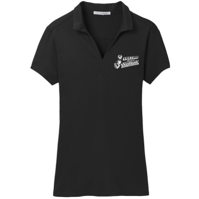 Polo-Digital Print-White Lettering - Ladies Rapid Dry Mesh Polo Thumbnail