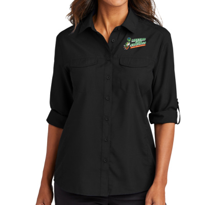 Button Down Long Sleeve-Digital Print-Full Color- - Ladies Long Sleeve UV Daybreak Shirt Thumbnail