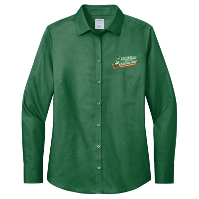 Button Down Long Sleeve-Digital Print-Full Color- - Women's Wrinkle Free Stretch Nailhead Shirt Thumbnail