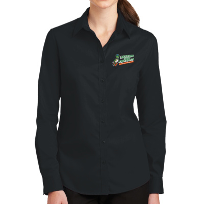 Button Down Long Sleeve-Digital Print-Full Color- - Ladies SuperPro Twill Shirt Thumbnail