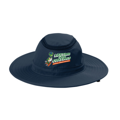 Hat-Digital Print-Full Color - Outdoor Ventilated Wide Brim Hat Thumbnail