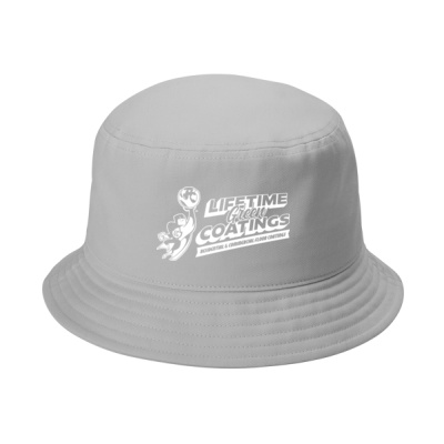 Hat-Digital Print-White Lettering - Twill Short Brim Bucket Hat Thumbnail